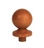 Ash Ball Newel Cap 90mm