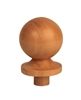 Hemlock Ball Newel Cap 90mm