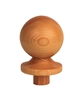 Pine Ball Newel Cap 90mm