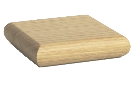 Oak Flat Newel Cap 90mm