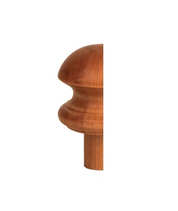 Hemlock Mushroom Half Newel Cap 90mm