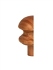 Pine Mushroom Newel Half Cap 90mm