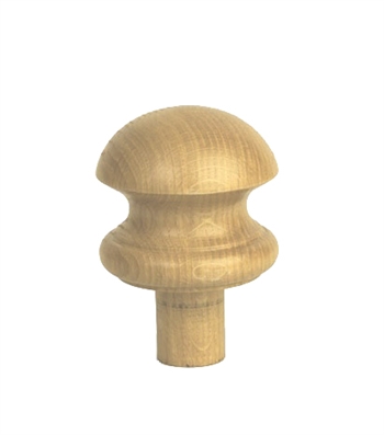 Oak Mushroom Newel Cap 90mm