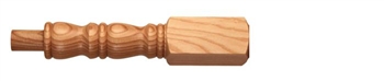 Ash Georgian Newel Post 205mm Head