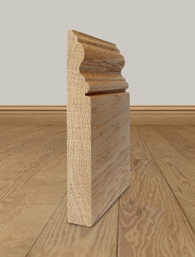 Solid Oak Skirting Board Profile 1