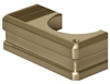 Solution Brushed Nickel Newel Base Half Connector