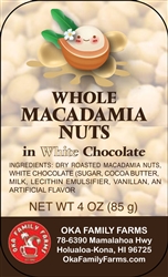 White Chocolate Covered Macadamia Nuts