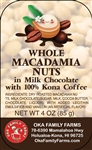 Combo Kona Coffee/Milk Chocolate Covered Macadamia Nuts