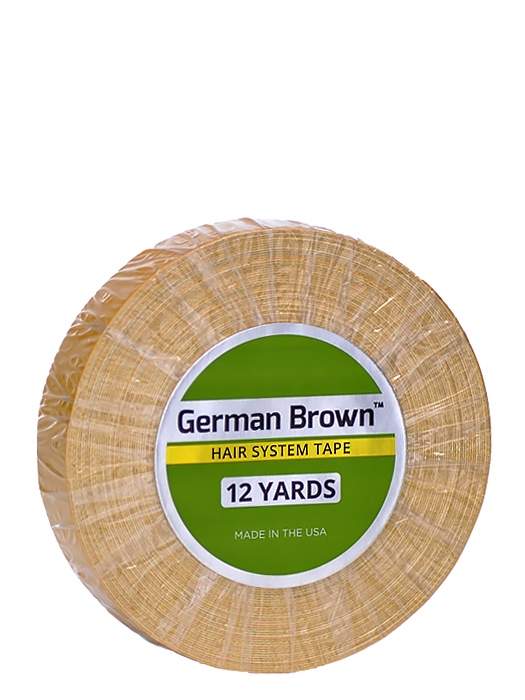 German Brown 3/4" x 12yds - Hair Tape Adhesive -- Walker Tape