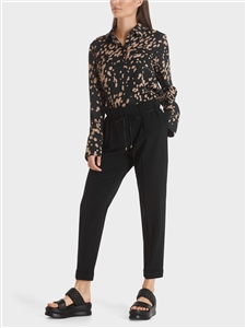 Marc Cain black pants with a tapered silhouette