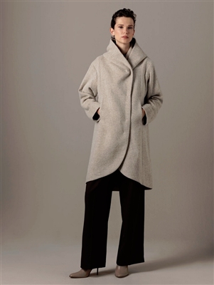 super soft alpaca wool blend coat