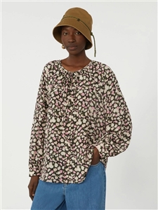 MaxMara Weekend WKDCINEMA Printed crepe de chine silk shirt in pink MaxMara Weekend WKDCINEMA Printed crepe de chine silk shirt in pink