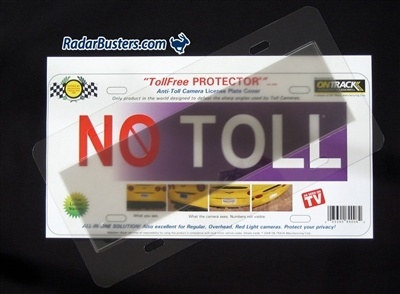 Toll Free Protector License Plate Cover