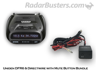 Uniden DFR6 & Hardwire Kit with Mute Button