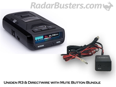 Uniden R3 & Hardwire Kit with Mute Button