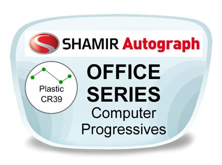 Shamir Office AutographNo-Line HD CPUPlastic Prescription Eyeglass Lenses