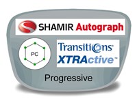 Shamir Autograph 2 Digital (HD) Progressive Polycarbonate Transitions XTRActive Prescription Eyeglass Lenses