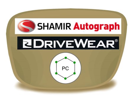 Shamir Autograph 2 Digital (HD) Progressive Polycarbonate Drivewear Prescription Eyeglass Lenses