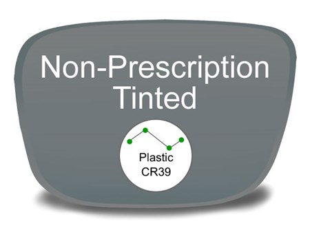 Non-Prescription Plastic Tinted Eyeglass Lenses - Lightly Tinted Eyeglass Lenses