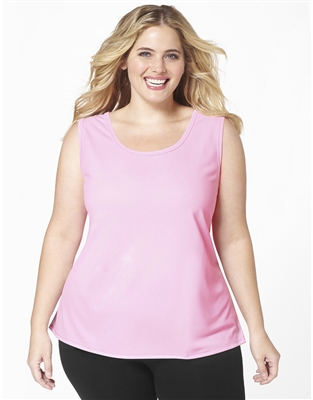 Plus Size AirLight Sport Tank - Baby Pink