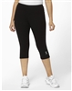 Plus Size Black Capri w/White ABA Logo