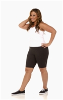 Plus Size Bike Shorts - Charcoal