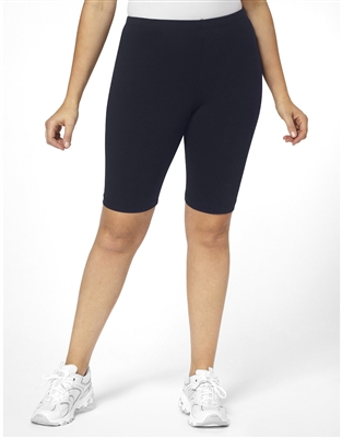 Plus Size Bike Shorts - Navy