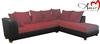 Model 2020S Sectional Black / Red