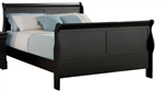 Louis Philip King Bed Black CM3790K