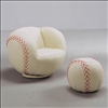 Baseball Swival Chair and Ottoman CM7001