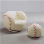 Baseball Swival Chair and Ottoman CM7001