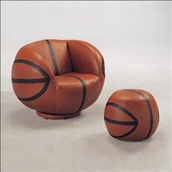 Basketball Swival Chair and Ottoman CM7002