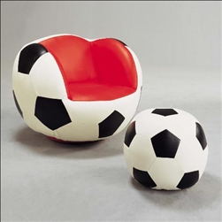 Soccer Swival Chair and Ottoman CM7004