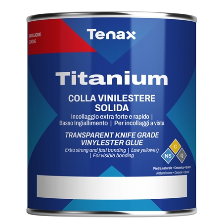 Tenax Titanium, Vinyl Ester, Marble Glue, Quartz Glue, 2 lb Quart