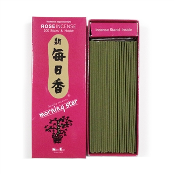 NIPPON KODO | MORNING STAR Incense - ROSE 200 sticks