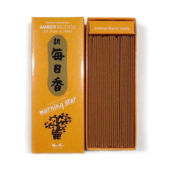 NIPPON KODO | MORNING STAR Incense - AMBER 200 sticks