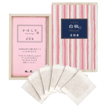 NIPPON KODO | KAYURAGI SACHET - White Peach