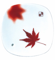 NIPPON KODO | YUME-NO-YUME (The Dream of Dreams) - INCENSE BURNER ( PLATE ) - MAPLE LEAF