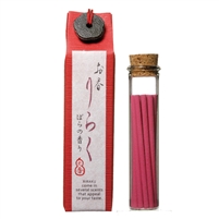 RIRAKU - Rose 15 sticks | Nippon Kodo, Japanese Quality Incense, Since 1575