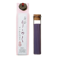 RIRAKU - Water lily 15 sticks | Nippon Kodo, Japanese Quality Incense, Since 1575