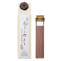 RIRAKU - White plum 15 sticks | Nippon Kodo, Japanese Quality Incense, Since 1575