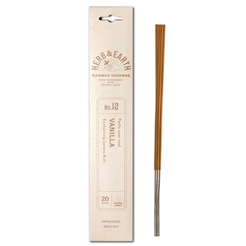 NIPPON KODO | HERB & EARTH - Bamboo Stick Incense VANILLA