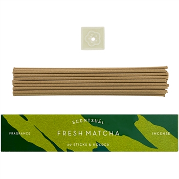 SCENTSUAL - Fresh Green Tea 30 sticks (case pack qty -12)