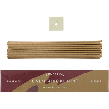 SCENTSUAL - Calm Hinoki Mint 30 sticks (case pack qty -12)