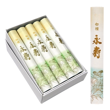 NIPPON KODO | Traditional - ROLL INCENSE - 10 rolls - EIJU Sandalwood 10 rolls