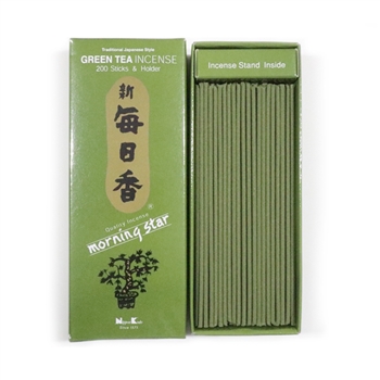 NIPPON KODO | MORNING STAR - INCENSE - GREEN TEA - 200 sticks