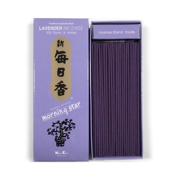 NIPPON KODO | MORNING STAR - INCENSE - LAVENDER - 200 sticks