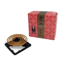 RAKUZAN - Jinkoh (Aloeswood) 30 coils | Nippon Kodo, Japanese Quality Incense, Since 1575