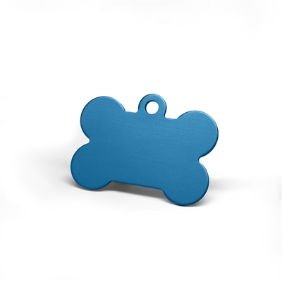 Large and mini dog bone pet tags in multiple colors