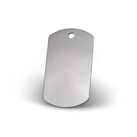 dog tag pet tags in glimmering stainless steel